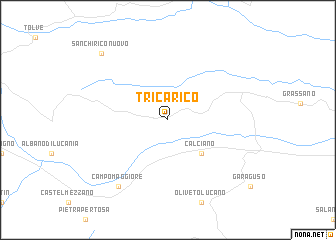 map of Tricarico