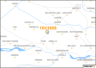 map of Tricerro