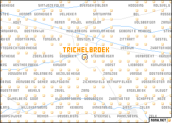 map of Trichelbroek