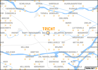 map of Tricht