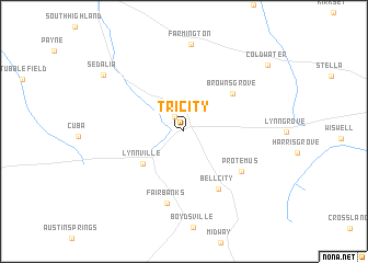 map of Tri City