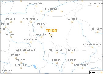 map of Trida