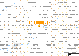 map of Triebenreuth