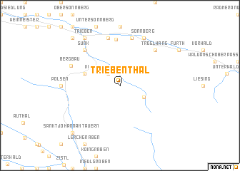 map of Triebenthal
