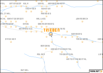 map of Trieben