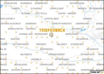 map of Triefenbach