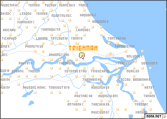 map of Triềm Nam