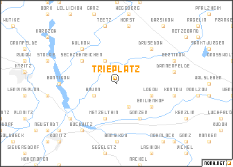 map of Trieplatz