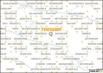 map of Triesdorf