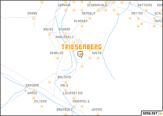 map of Triesenberg