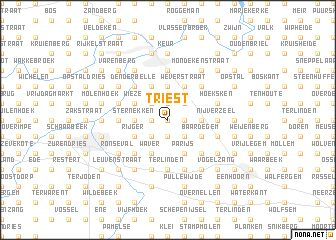 map of Triest