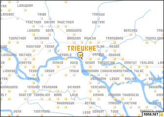 map of Triều Khê