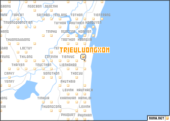 map of Trieu Luong Xom