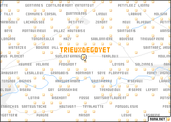 map of Trieux de Goyet