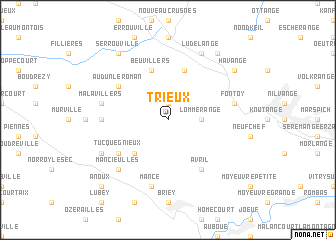 map of Trieux