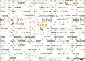 map of Trieu