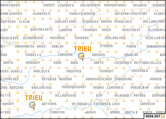 map of Trieu