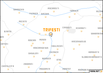 map of Trifeşti