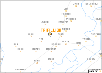 map of Trifíllion