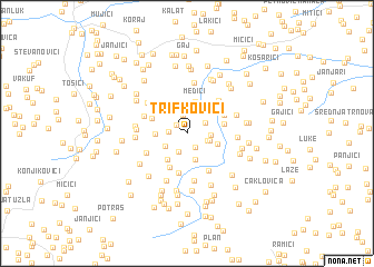 map of Trifkovići