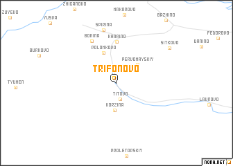 map of Trifonovo