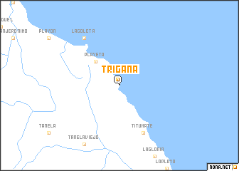 map of Triganá