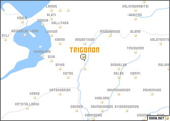 map of Trígonon