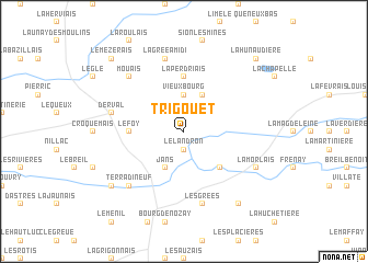 map of Trigouet