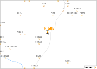 map of Trigué