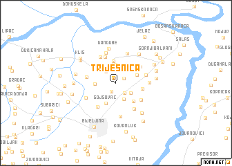 map of Triješnica