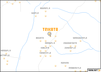 map of Trikata