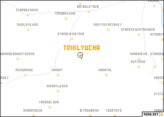 map of Tri-Klyucha