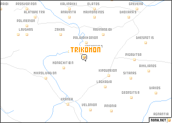 map of Tríkomon