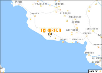 map of Tríkorfon