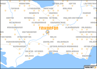 map of Tríkorfon