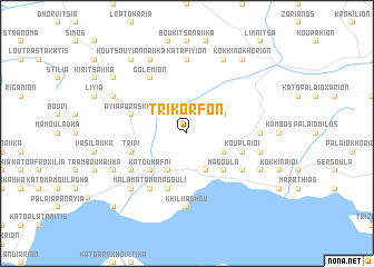 map of Tríkorfon