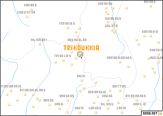 map of Trikoukkia