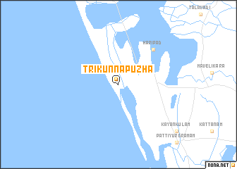 map of Trikunnapuzha