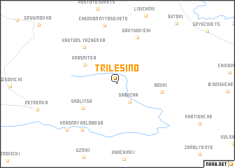 map of Trilesino