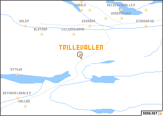 map of Trillevallen