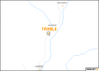 map of Trimble