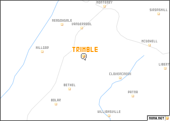 map of Trimble