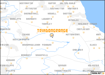 map of Trimdon Grange