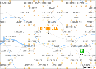 map of Trimouille