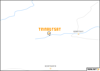 map of (( Trinadtsat\