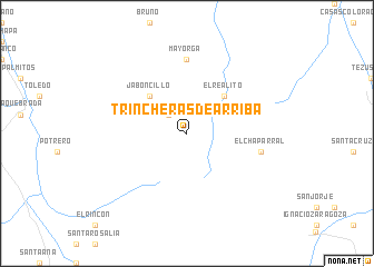 map of Trincheras de Arriba