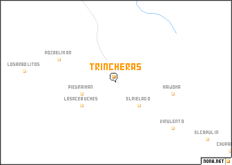 map of Trincheras