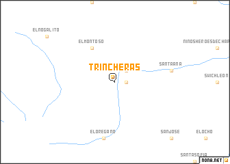 map of Trincheras