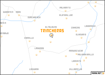 map of Trincheras