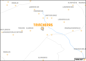 map of Trincheras